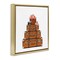 Stupell Industries Stacked Luggage with Floral Handbag Floating Frame, design by Amanda Greenwood